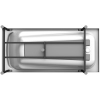 Акриловая ванна Radomir Vannesa Роза 169х77 2-01-0-0-1-208Р без гидромассажа