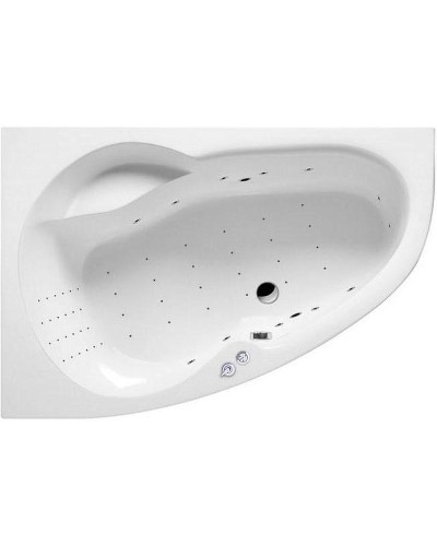 Акриловая ванна Excellent Newa 160x95 L WAEX.NEL16.NANO.CR с гидромассажем