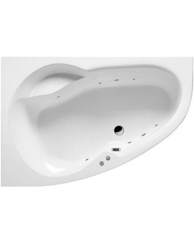 Акриловая ванна Excellent Newa 160x95 L WAEX.NEL16.SOFT.CR с гидромассажем