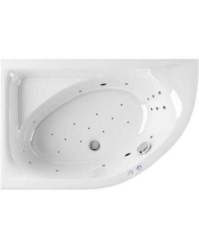 Акриловая ванна Excellent Aquarella 150x100 L WAEX.ARL15.ULTRA.CR с гидромассажем