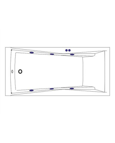 Акриловая ванна Excellent Palace 170x75 WAEX.PAL17.SOFT.CR с гидромассажем