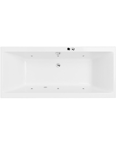 Акриловая ванна Excellent Pryzmat 170x75 WAEX.PRY17.SOFT.CR с гидромассажем