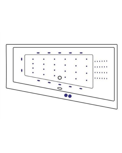 Акриловая ванна Excellent Sfera Slim 170x100 R WAEX.SFP17S.NANO.CR с гидромассажем