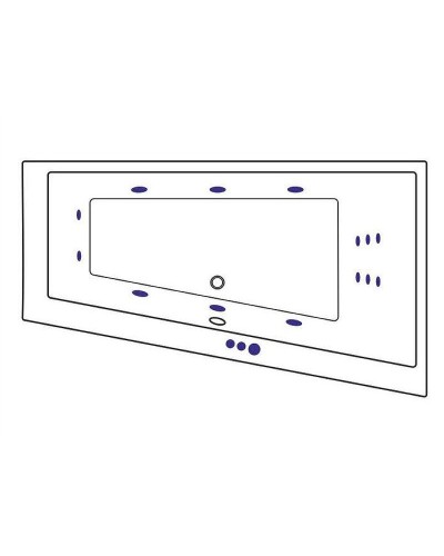 Акриловая ванна Excellent Sfera Slim 170x100 R WAEX.SFP17S.SMART.CR с гидромассажем