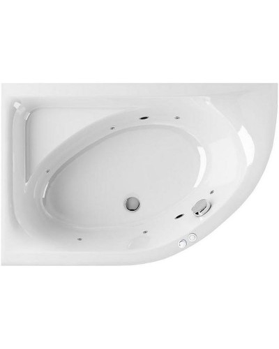 Акриловая ванна Excellent Aquarella 170x110 L WAEX.ARL17.SOFT.CR с гидромассажем