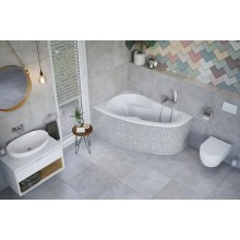 Акриловая ванна Excellent Newa Plus 160х95 L WAEX.NEL16WH без гидромассажа