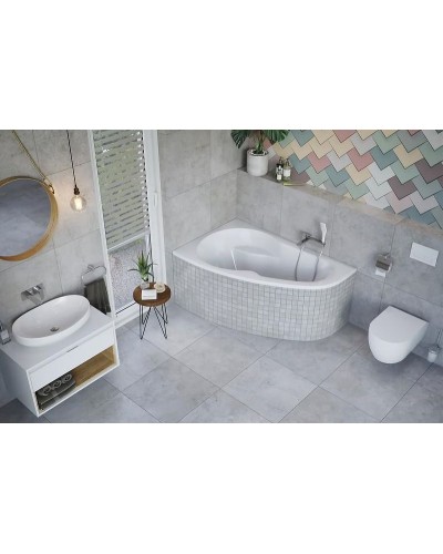 Акриловая ванна Excellent Newa Plus 160х95 L WAEX.NEL16WH без гидромассажа