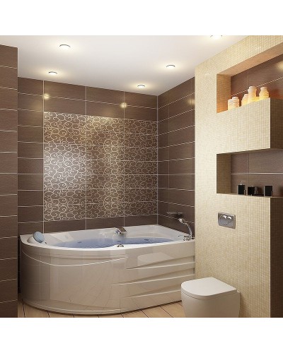 Акриловая ванна 1MarKa Diana 160x100 R 01ди1610п без гидромассажа