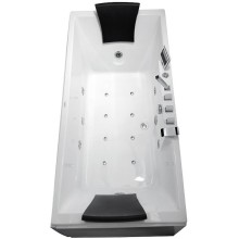 Акриловая ванна Gemy 175х85 G9065 K L с гидромассажем