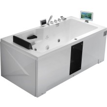 Акриловая ванна Gemy 171x86 G9066 II O R с гидромассажем