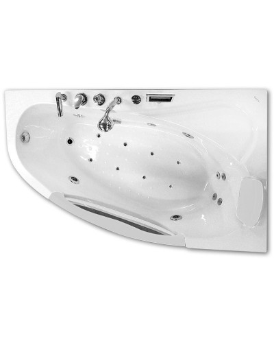 Акриловая ванна Gemy 161х96 G9046 K R с гидромассажем