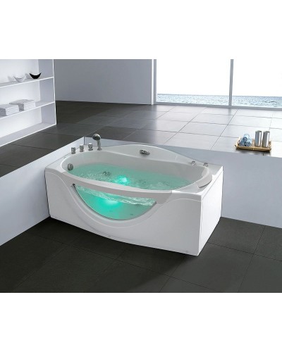 Акриловая ванна Gemy 171х92 G9072 B L с гидромассажем