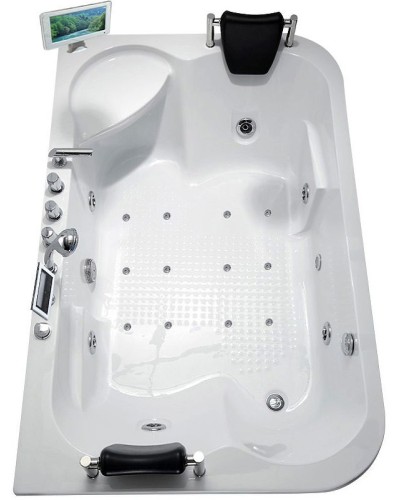 Акриловая ванна Gemy 180х116 G9085 O R с гидромассажем