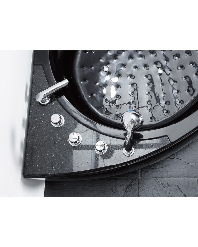 Акриловая ванна Gemy 170х133 G9086 K R с гидромассажем