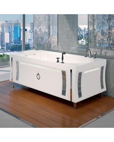 Акриловая ванна Radomir Fra Grande Анабель 170x85 4-01-2-0-1-420 Хром без гидромассажа