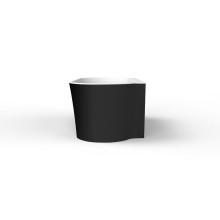 Акриловая ванна BelBagno 170x80 BB409-1700-800-W/NM Черная Белая без гидромассажа