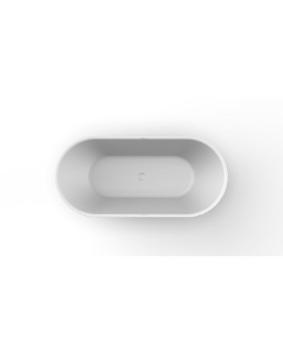 Акриловая ванна BelBagno 150x80 BB70-1500-800-W/NM Черная Белая без гидромассажа