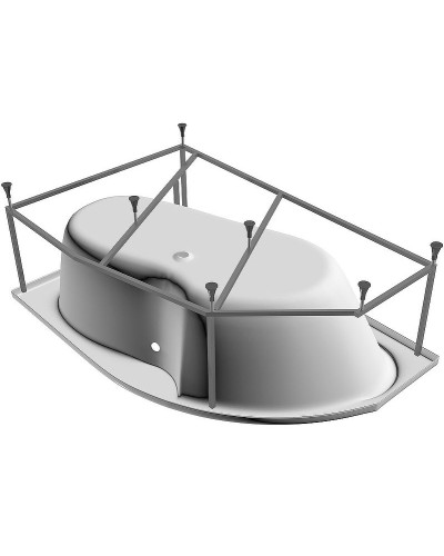 Акриловая ванна Relisan Sofi 160x100 R Гл000023832 без гидромассажа