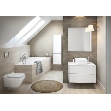 Акриловая ванна 160х100 см R Cersanit Crea WA-CREAx160-R