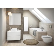 Акриловая ванна 160х100 см L Cersanit Crea WA-CREAx160-L