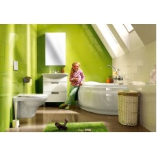 Акриловая ванна 140х90 см L Cersanit Joanna WA-JOANNAx140-L