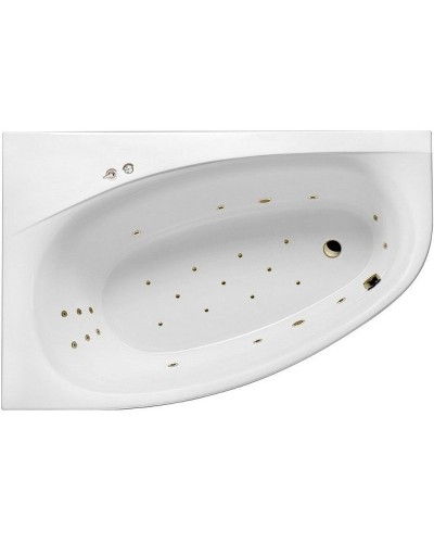 Акриловая ванна Excellent Kameleon 170x110 L WAEX.KML17.ULTRA.BR с гидромассажем