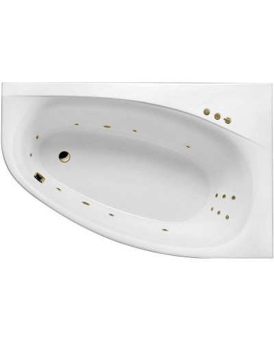 Акриловая ванна Excellent Kameleon 170x110 R WAEX.KMP17.SMART.BR с гидромассажем