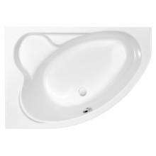 Акриловая ванна 153х100 см L Cersanit Kaliope WA-KALIOPEx153-L