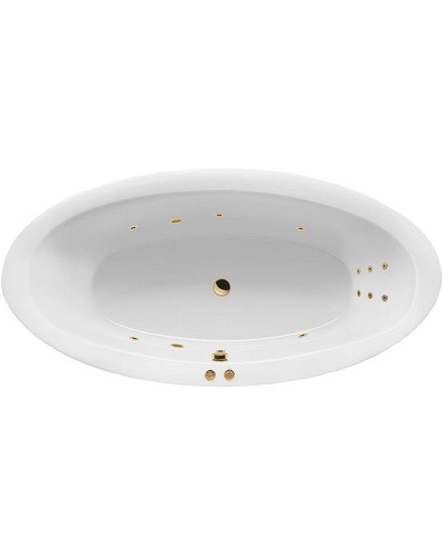 Акриловая ванна Excellent Lumina 190x95 WAEX.LUM19.LINE.GL с гидромассажем