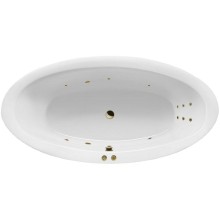Акриловая ванна Excellent Lumina 190x95 WAEX.LUM19.LINE.BR с гидромассажем