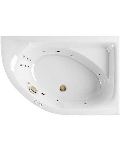 Акриловая ванна Excellent Aquarella 170x110 R WAEX.ARP17.LINE.BR с гидромассажем