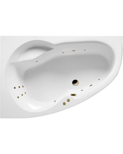 Акриловая ванна Excellent Newa 160x95 L WAEX.NEL16.LINE.BR с гидромассажем