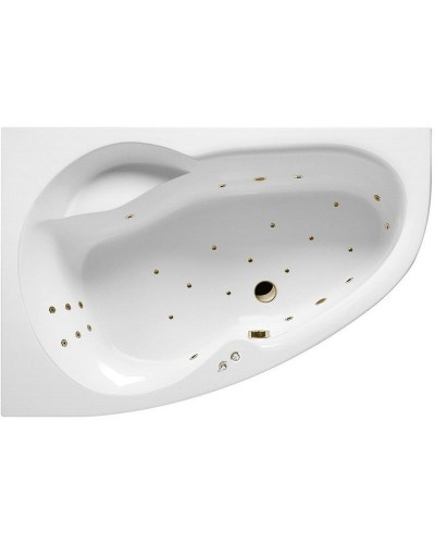 Акриловая ванна Excellent Newa 160x95 L WAEX.NEL16.ULTRA.BR с гидромассажем