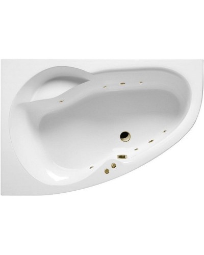 Акриловая ванна Excellent Newa 160x95 L WAEX.NEL16.SOFT.BR с гидромассажем