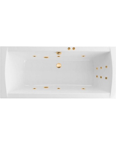 Акриловая ванна Excellent Aquaria Lux 180x80 WAEX.AQU18.LINE.GL с гидромассажем