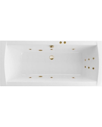 Акриловая ванна Excellent Aquaria Lux 180x80 WAEX.AQU18.LINE.BR с гидромассажем