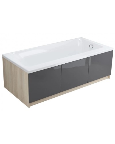 Акриловая ванна 170х80 см L Cersanit Smart WP-SMARTx170-L