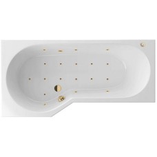 Акриловая ванна Excellent Be Spot 160x80 L WAEX.BSL16.RELAX.GL с гидромассажем