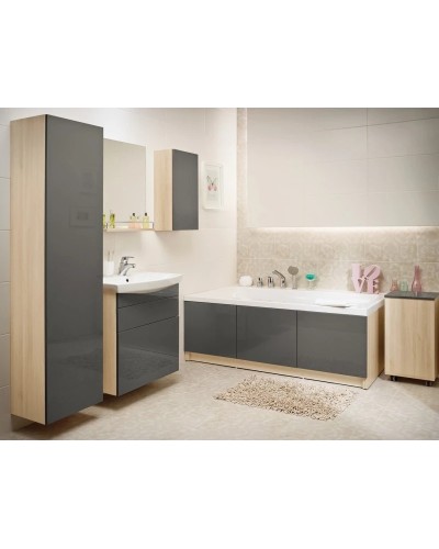 Акриловая ванна 170х80 см L Cersanit Smart WP-SMARTx170-L