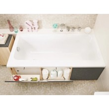 Акриловая ванна 170х80 см R Cersanit Smart WP-SMARTx170-R