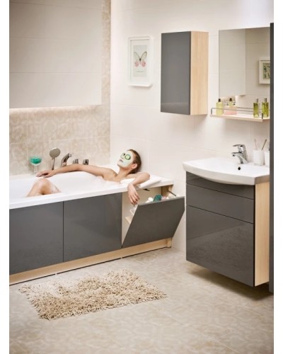 Акриловая ванна 170х80 см R Cersanit Smart WP-SMARTx170-R