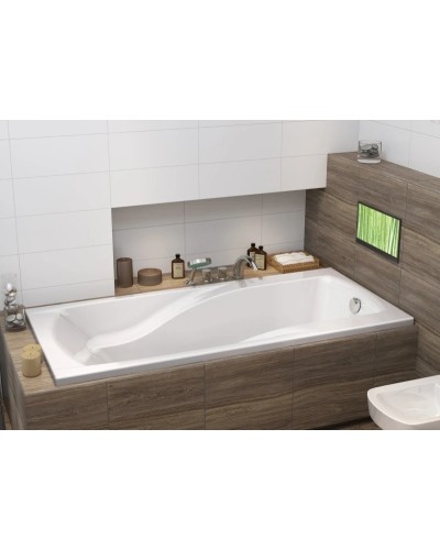 Акриловая ванна 180х85 см Cersanit Zen WP-ZENx180