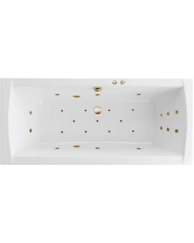 Акриловая ванна Excellent Aquaria Lux 180x80 WAEX.AQU18.ULTRA.BR с гидромассажем