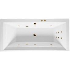 Акриловая ванна Excellent Crown Grand 190x90 WAEX.CRG19.LINE.BR с гидромассажем