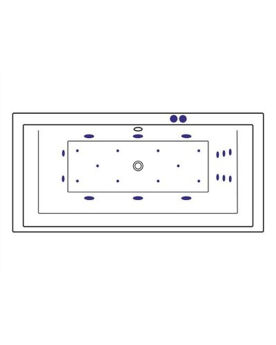 Акриловая ванна Excellent Crown Grand 190x90 WAEX.CRG19.ULTRA.BR с гидромассажем