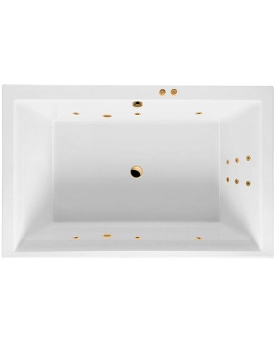 Акриловая ванна Excellent Crown Lux 190x120 WAEX.CRO19.LINE.GL с гидромассажем