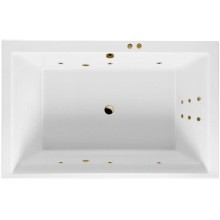 Акриловая ванна Excellent Crown Lux 190x120 WAEX.CRO19.LINE.BR с гидромассажем