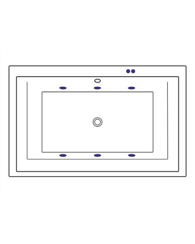 Акриловая ванна Excellent Crown Lux 190x120 WAEX.CRO19.SOFT.BR с гидромассажем