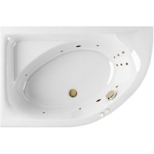 Акриловая ванна Excellent Aquarella 150x100 L WAEX.ARL15.LINE.BR с гидромассажем