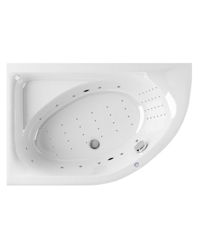 Акриловая ванна Excellent Aquarella 150x100 L WAEX.ARL15.NANO.CR с гидромассажем